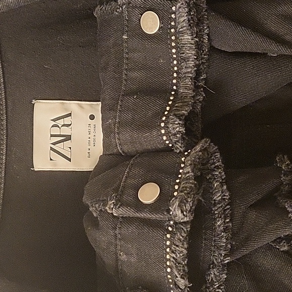 Zara Fringe Jean jacket size M - Picture 7 of 13